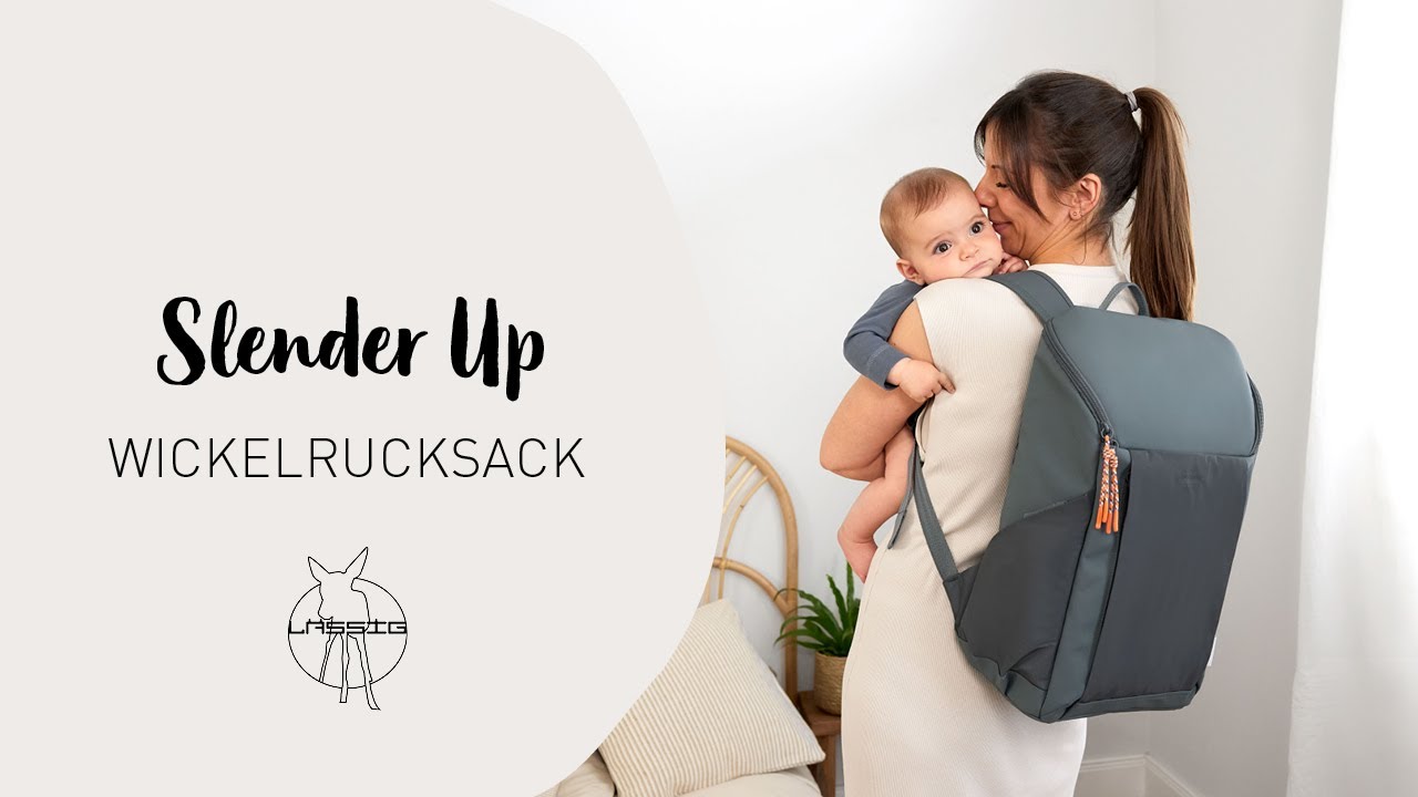 Lässig Wickelrucksack Slender Up Schwarz Lässig Wickelrucksack Slender Up Schwarz