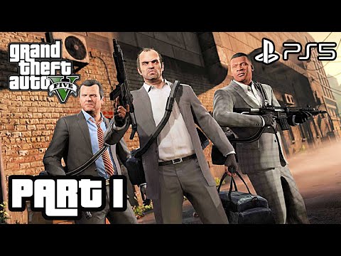 GTA 5: Remastered PS5 Gameplay Walkthrough Part 1 (GTA 5 Next Gen)