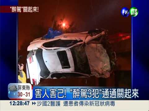 全國嚴格執法 酒駕3犯就入監