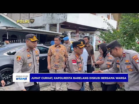 JUMAT CURHAT, KAPOLRESTA BARELANG DISKUSI BERSAMA WARGA