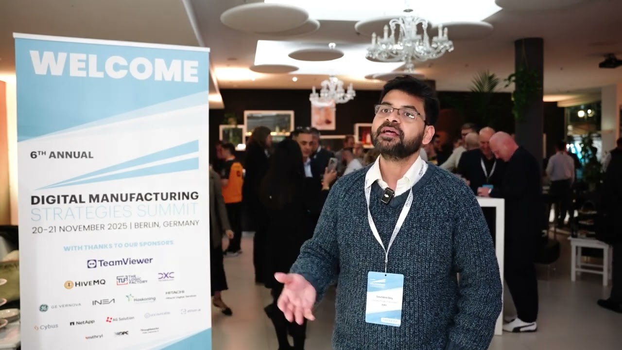 Interview with Sounavo Dey, Senior Solutions Architect Manufacturing, AWS