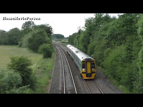 Wolverhampton to Shrewsbury Line Near Codsall 09.06.2019