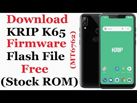 Download KRIP K65 (MT6762) Firmware Flash file free (Stock ROM)