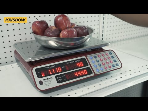 Gambar Krisbow Timbangan Barang Digital Dengan Tera 15Kg Kw06-579