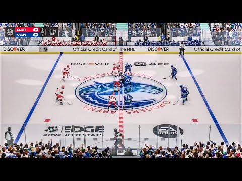 Vancouver Canucks vs Carolina Hurricanes 3/4/2026 NHL 26 Gameplay