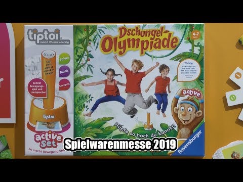 Toy Fair 2019: Ravensburger with tiptoi active set and Jungle Olympics