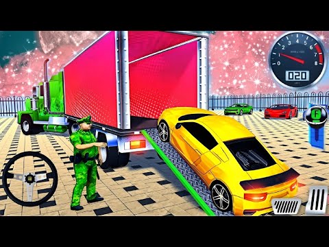 Grand Car Transport Truck Driving Simulator || Cargo Car Transport Vehicle || Android gameplay