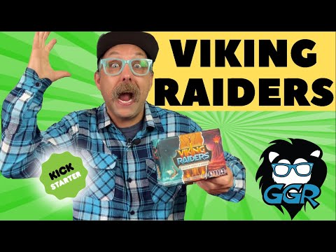 Fun and Chaotic Viking Game - Viking Raiders Kickstarter Preview by a Comedian