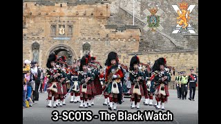 The Black Watch parade the Royal Mile Edinburgh [4K]