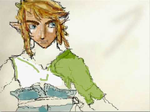Link from Legend of Zelda Fanart Drawn on Artpad with mouse