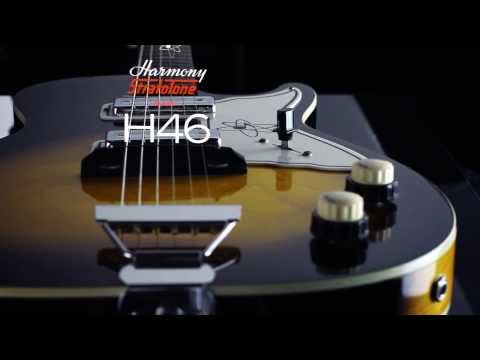 Harmony H47 Stratotone Mercury Vintage Guitar w/ DeArmond Gold Foil image 12