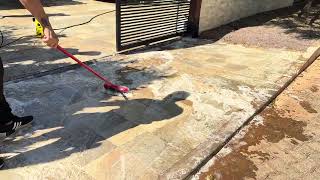 Do you want to know how to deep clean Pirinópolis stone in your backyard?