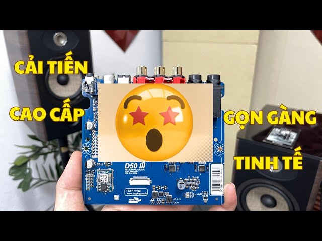 Topping D50 III :Bảng Mạch Cực Tinh Tế - Cải Tiến Công Nghệ Cao