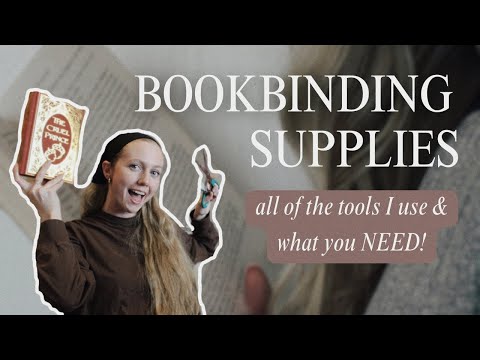 All of the Tools You NEED to DIY Your Book Covers! (Bookbinding Supplies List)