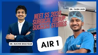 AIR 1 Dr. Yash Jain Interview