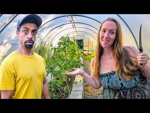 SHE has to HELP ME Change This Before It's TOO LATE? | Greenhouse Gardening & Upgrades
