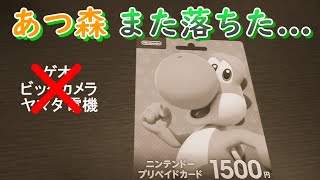 あつ森同梱版の抽選にまた落ちました…