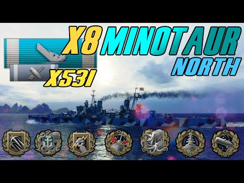 Minotaur: BOSS mode in Enemys Face - World of Warships
