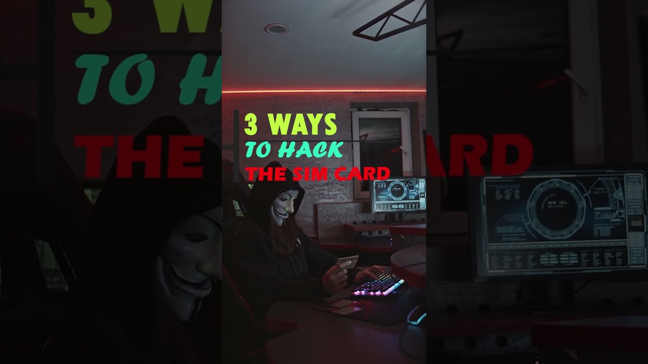 3ways to hack the SIM  card #hacks #cybersecurity #darkweb #ethicalhacking