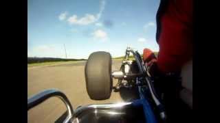 preview picture of video 'Onboard 250 National Kart. Shenington 15/09/2012. Test session 1.'