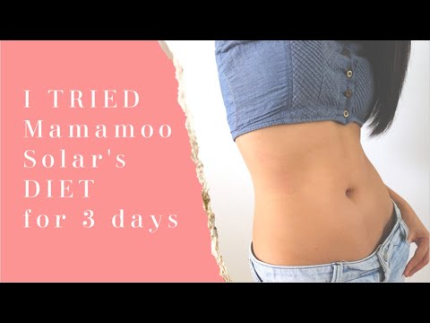 I TRIED MAMAMOO SOLAR'S DIET FOR 3 DAYS AND THE HISTORICAL MOMENT HAPPENED | MIAOLOO
