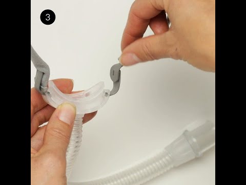ResMed AirFit N30: How to assemble a nasal cradle mask