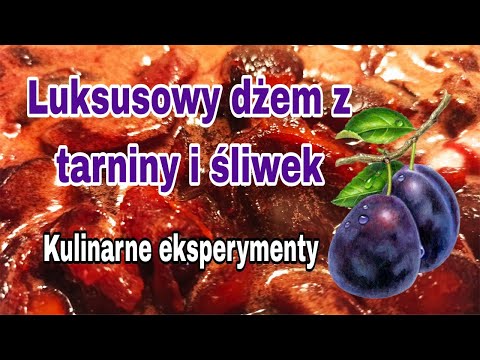 Luksusowy dżem z tarniny i śliwek z nutą cytrusów i alkoholu.