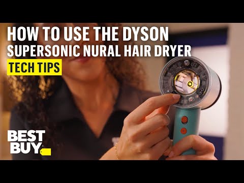 Controls on the Dyson Supersonic Nural Hair Dryer – Tech Tips from Best Buy