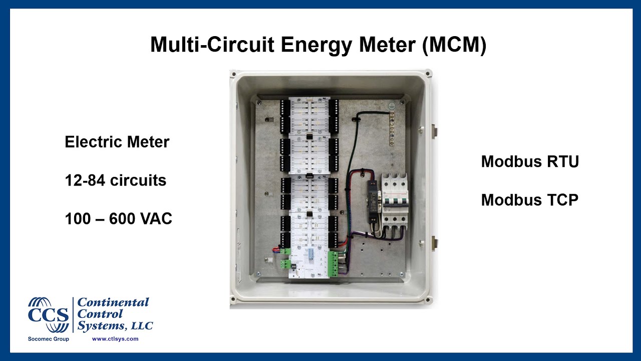 Multi Circuit Meter   MCM   Webinar   July 2020  Continental Control Systems, LLC