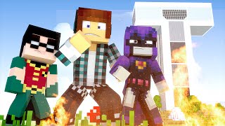 Minecraft : FOGO NA CASA DOS JOVENS TITÃS !!