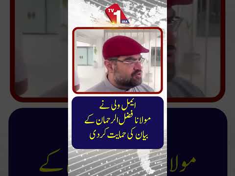 احمد ولی نے مولانا فضل الرحمان کے بیان کی حمایت کر دی