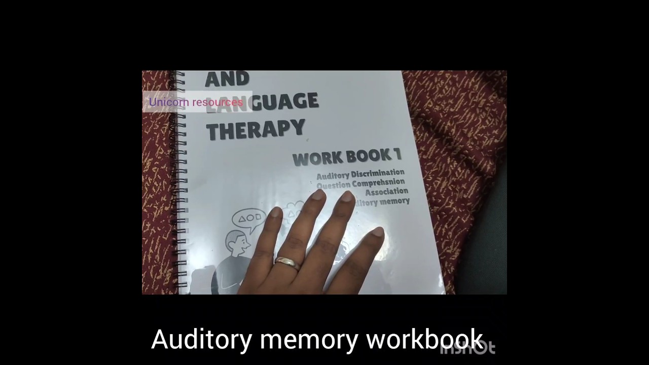 Auditory memory activities workbook 1