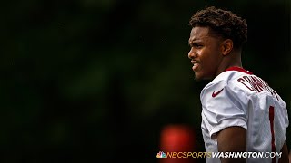 Commanders Jahan Dotson building rapport with Carson Wentz in minicamp | NBC Sports Washington