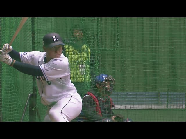 【春季キャンプ】早くも強打者の風格!? ライオンズドラ2ルーキー・渡部聖弥がバッティング練習!!  2025年2月1日 埼玉西武ライオンズ