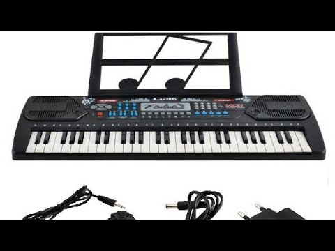 Синтезатор з мікрофоном та тримачем для нот дитячий Electronic Keyboard 8238