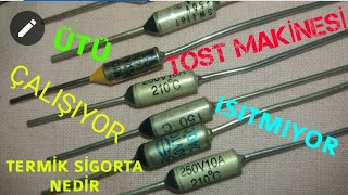 Tost makinesi Tamir/Termik Sigorta Nasıl Takılır/ölçüm/Detaylı