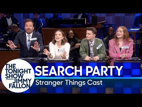 Search Party with the Stranger Things Cast