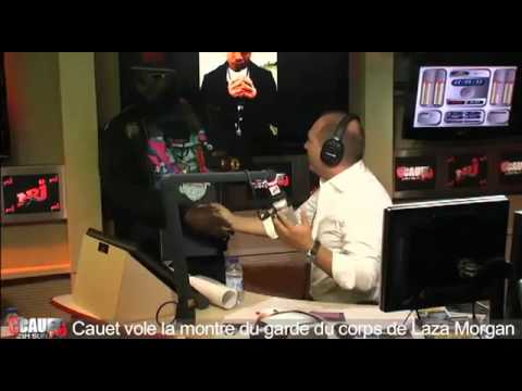 Cauet vole la montre du garde du corps de Laza Morgan