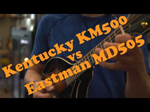 Kentucky KM-500 Artist German Spruce/Alpine Maple A-Style Mandolin Sunburst w/Padded Gig Bag image 9