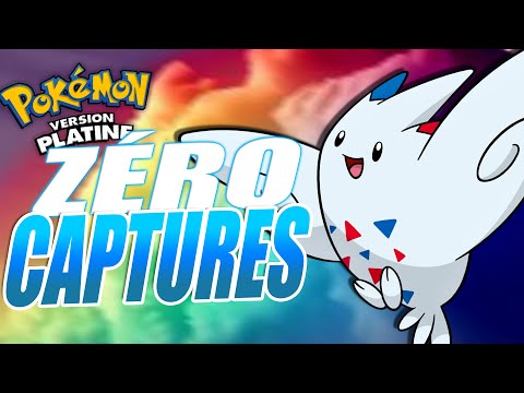 Je dois finir Pokémon PLATINE, mais SANS capturer de Pokémon !