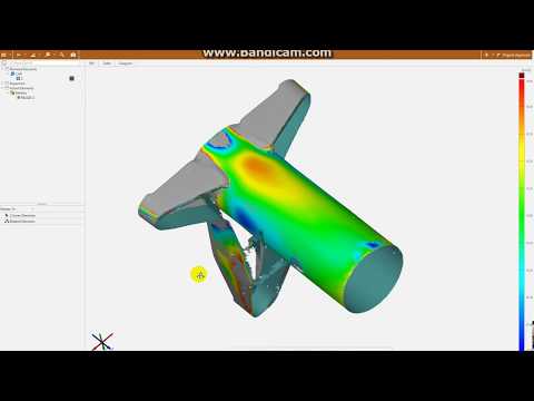 GOM Inspect Video tutorial 03 - Local Best-Fit alignment and geometric coparasion