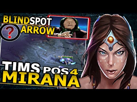 TIMS MIRANA - PREDICT LIKE BABA ACCURATE ARROW SHOT!! DOTA 2 7.25 MIRANA GAMEPLAY.