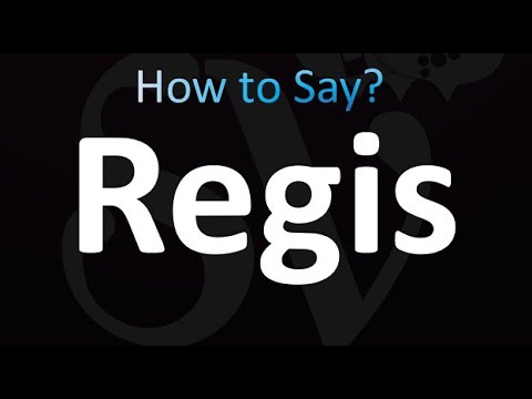 How to Pronounce Regis (correctly!)