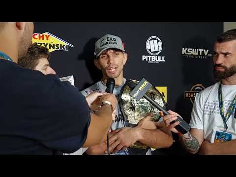 Marian Ziółkowski po KSW 71: Chcę zaatakować Pas kategorii do 66kg