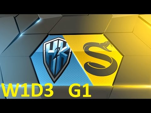 H2K vs SPY Game 1 Highlights - 2017 EULCS SPRING SPLIT - WEEK 1 DAY 3