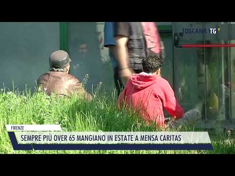 2022-08-26 FIRENZE - SEMPRE PIÙ OVER 65 MANGIANO IN ESTATE A MENSA CARITAS