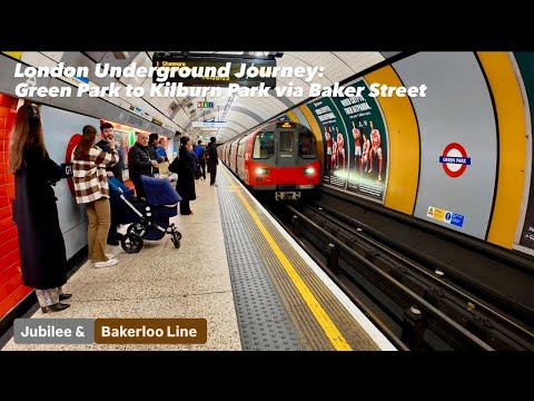 London Underground Journey: Green Park to Kilburn Park via Baker Street 