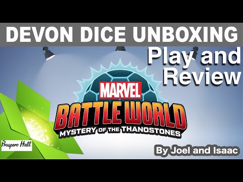 Unboxing, Play-Through and Review of Marvel Battleworld balls By Joel and Isaac