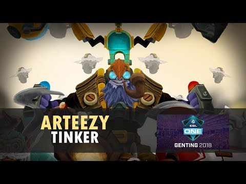 Arteezy (Tinker) EG vs Virtus.pro @ ESL Genting 2018
