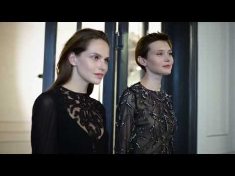 DILEK HANIF Haute Couture Fall/Winter 2016-17 Backstage